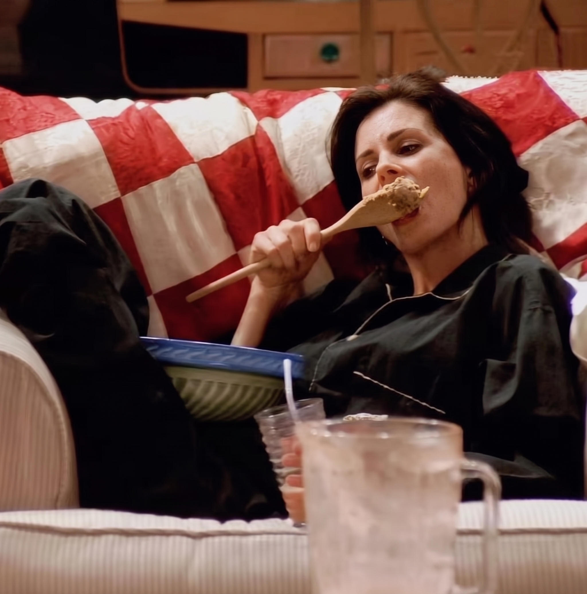Monica Eating
